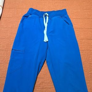 Figs Royal Blue Jogger Scrub Pants